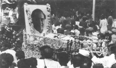 印度前总理拉吉夫·甘地遇刺身亡
